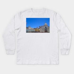 historic center of the city of salvador de bahia Kids Long Sleeve T-Shirt